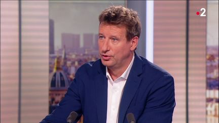 Yannick Jadot sur le plateau du "20 heures" de France 2, le 28 septembre 2021. (FRANCE 2)