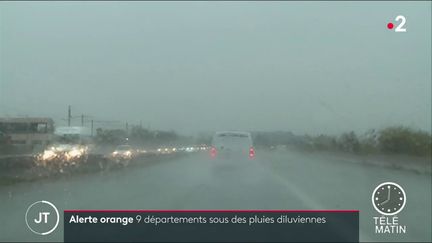 Pluies dans l'Hérault. (France 2)