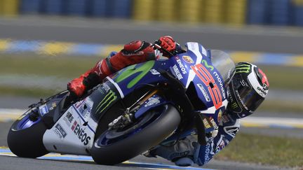 L'Espagnol Jorge Lorenzo au guidon de sa Yamaha (GIGI SOLDANO / DPPI MEDIA)