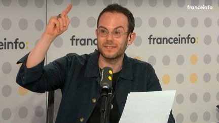 Clément Viktorovitch dans Entre les lignes, sur franceinfo, le 31 mai 2022. (FRANCE INFO / RADIO FRANCE)