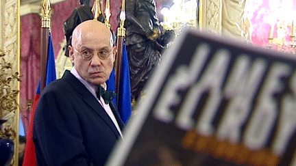 James Ellroy à l'hôtel de ville de Lyon
 (France3/culturebox)