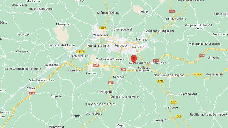 The department of Dordogne.  (GOOGLE MAPS)