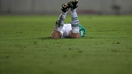 Le d&eacute;fenseur de F&uuml;rth, Thomas Kleine lors d'un match de la coupe d'Allemagne &agrave; Offenbach (Allemagne), le 18 ao&ucirc;t 2012. (FREDRIK VON ERICHSEN / DPA / AFP)