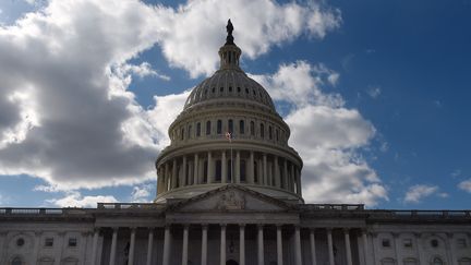 Le&nbsp;Capitole à Washington (Etats-Unis), le 6 mars 2021. (OLIVIER DOULIERY / AFP)