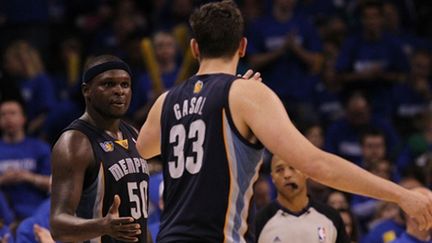 Le duo détonant de Memphis Zach Randolph - Marc Gasol (RONALD MARTINEZ / GETTY IMAGES NORTH AMERICA)