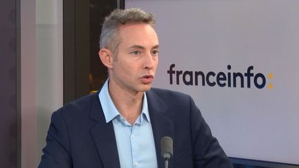 Ian Brossat, le porte-parole du PCF, était l'invité de franceinfo le 10 octobre 2023. (FRANCEINFO / RADIO FRANCE)