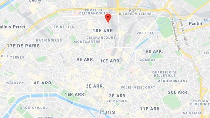 Paris (18e), rue Championnet et rue des Poissonniers. (GOOGLE MAPS)