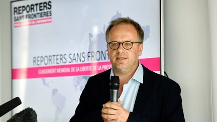 Christophe Deloire, secrétaire général de Reporters sans frontière (BERTRAND GUAY / AFP)