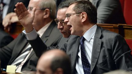 Le d&eacute;put&eacute; UMP de Lozere Pierre Morel-A-L'Huissier, le 18 f&eacute;vrier 2014 &agrave; l'Assembl&eacute;e nationale &agrave; Paris.&nbsp; (ERIC FEFERBERG / AFP)