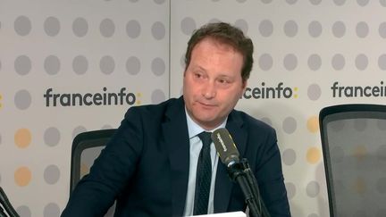 Le député Renaissance de Paris Sylvain Maillard, le 29 mars 2023 sur franceinfo. (FRANCEINFO / RADIO FRANCE)