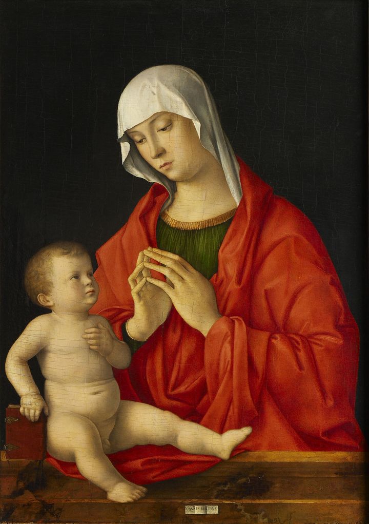 Giovanni Bellini, Vierge à l'Enfant,Venise, vers 1480-1485, huile sur bois
 (Louvre Abu Dhabi / Thierry Ollivier)