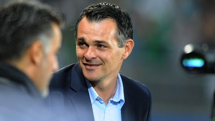 L'entra&icirc;neur de Bordeaux, Willy Sagnol, lors d'un match de son &eacute;quipe, le 26 septembre 2014. (MAXPPP)