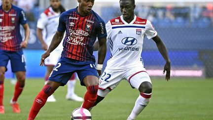 Claudio Beauvue c'est deux buts en un peu plus de 90 minutes sous le maillot caennais.  (PHOTO STEPHANE GUIOCHON / MAXPPP)