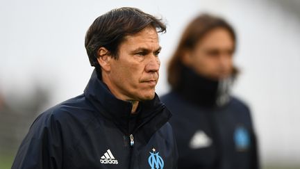 L'entraîneur de l'OM Rudi Garcia (BORIS HORVAT / AFP)