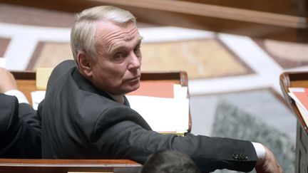 Jean-Marc Ayrault, le Premier ministre, lors des questions &agrave; l'Assembl&eacute;e nationale, le 12 novembre 2013, &agrave; Paris. (BERTRAND GUAY / AFP)