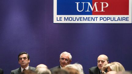 &nbsp; (François Fillon, Jean-Pierre Raffarin et Alain Juppé sont désormais à la tête de l'UMP © Maxppp)