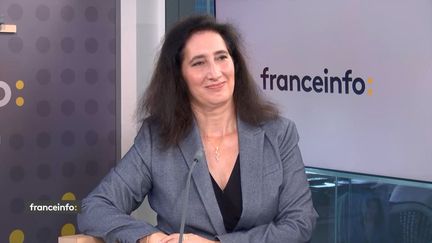 Isabelle de Silva, présidente de l'Autorité de la concurrence, sur franceinfo lundi 11 octobre 2021. (FRANCEINFO / RADIOFRANCE)