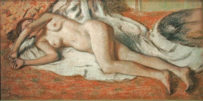 Baigneuse allongée d&#039;Edgar Degas (oeuvre MNR, Musée d&#039;Orsay)
 (Jean-Pierre Dalbera)