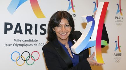 Anne Hidalgo présente Paris 2024 le 17 septembre 2016 (FRANCOIS GUILLOT / AFP)