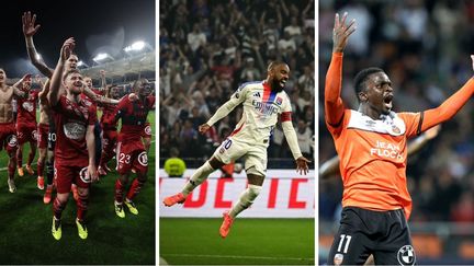 Les Brestois et les Lyonnais étaient à la fête, après la 34e journée de Ligue 1, contrairement aux Lorientais, relégués. (AFP)