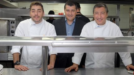 Le restaurant des trois fr&egrave;res Roca,&nbsp;El Celler de Can Roca, &agrave; G&eacute;rone (Espagne), a &eacute;t&eacute; &eacute;lu meilleur restaurant au monde par le magazine "Restaurant", le 1er juin 2015. (JUAN CARLOS PEREZ / NOTIMEX / AFP)