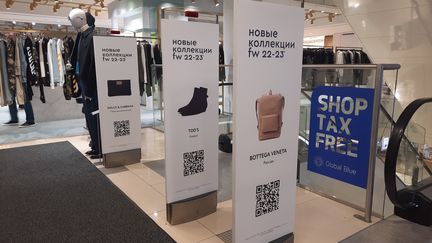 Le grand magasin moscovite TSUM propose les dernières collections de nombreuses grandes maisons, malgré l’embargo. (Sylvain Tronchet / Radio France)