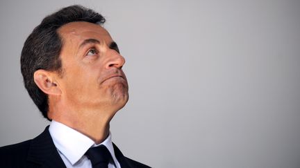 L'ancien pr&eacute;sident de la R&eacute;publique, Nicolas Sarkozy, le 22 avril 2010, &agrave; Chamb&eacute;ry (Savoie). (REUTERS)