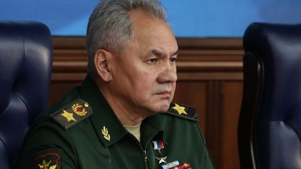 Russian Defense Minister Sergei Shoigu in Moscow, December 19, 2023. (MIKHAIL KLIMENTYEV / AFP)