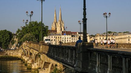 La ville de Bayonne (Pyrénées-Atlantiques), le 13 septembre 2023. (J-F ROLLINGER / ONLY FRANCE / AFP)