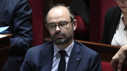 Le Premier ministre Edouard Philippe à l'Assemblée nationale, à Paris, le 17 janvier 2018. (STEPHANE DE SAKUTIN / AFP)