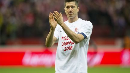 Robert Lewandowski, une source d'inspiration pour lui-même. (ANDREW SURMA / NURPHOTO)