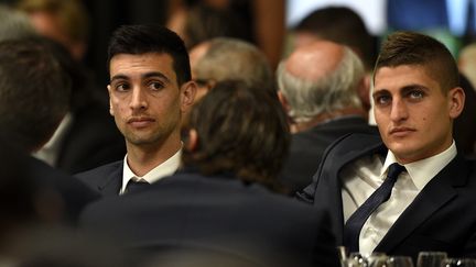 Javier Pastore et Marco Verratti aptes pour la Ligue des champions (FRANCK FIFE / AFP)