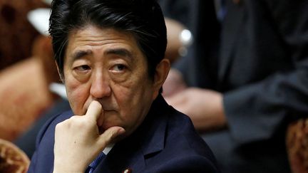  (Le Premier ministre japonais Shinzo Abe, au parlement, à Tokyo. Mai 2016 © Reuters)