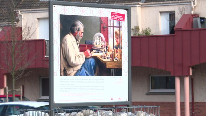 Une&nbsp;trentaine de reproductions d'œuvres sont exposée dans&nbsp;les rues de Dieppe (France 3 Normandie)