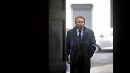 François Bayrou à Pau, le siège du MoDem est vide à l'attente des résultats. (MARTIN BUREAU / AFP)