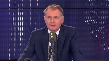 Philippe Juvin, chef du service des urgences de l'hôpital Georges Pompidou, invité du "8h30 politique", vendredi 16 août 2019.&nbsp; (FRANCEINFO / RADIOFRANCE)