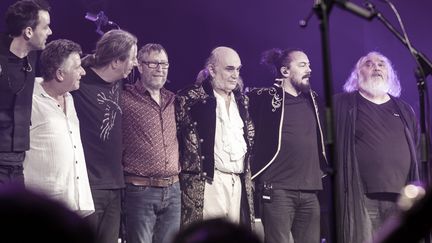 Le groupe Ange au Trianon le 1er février 2020 pour le concert anniversaire des 50 ans de la formation phare du rock progressif français.&nbsp; (ERIC CHAMPARNAUD)