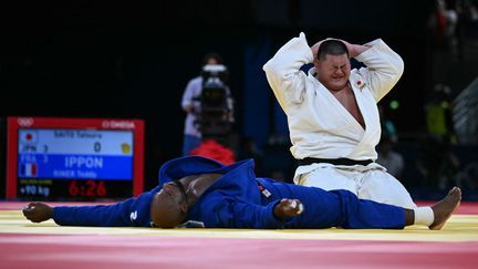 EN IMAGES. JO 2024 : l'extraordinaire remontée de l'équipe de France de judo, championne olympique contre le Japon