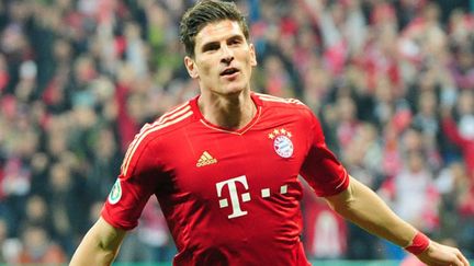 L'attaquant du Bayern Munich, Mario Gomez