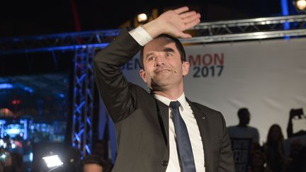 Benoît Hamon, en meeting le 14 décembre 2016 à Paris (ISA HARSIN/SIPA)