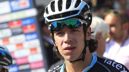 Le Colombien Rigoberto Uran  (Omega Pharma) sur le Giro 2014 (LUK BENIES / AFP)