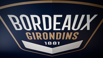 L'emblème des Girondins de Bordeaux.&nbsp; (PHILIPPE LOPEZ / AFP)