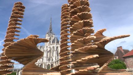 Le parcours de sculptures à Evreux