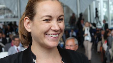 La secr&eacute;taire d'Etat au Num&eacute;rique, Axelle Lemaire, assiste &agrave; l'universit&eacute; d'&eacute;t&eacute; du Medef, &agrave; Jouy-en-Josas (Yvelines), le 27 ao&ucirc;t 2015. (CITIZENSIDE/PAUL-MARIE GUYON / CITIZENSIDE.COM)