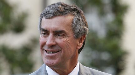 Le ministre du Budget, J&eacute;r&ocirc;me Cahuzac, le 22 ao&ucirc;t &agrave; l'Elys&eacute;e. (KENZO TRIBOUILLARD / AFP)