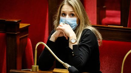 Alice Thourot,&nbsp;députée LREM de la Drôme, le 24 novembre 2020 à l'Assemblée nationale à Paris. (THOMAS PADILLA / MAXPPP)