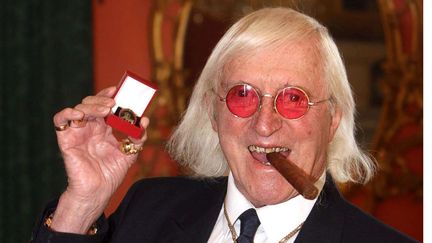 Le pr&eacute;sentateur de la BBC Jimmy Savile, le 25 mars 2008. (LEWIS WHYLD / SIPA)