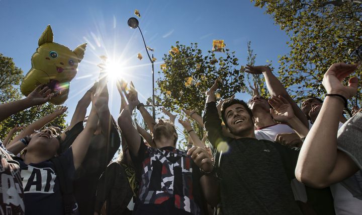 A la Techno Parade 2016, samedi 24 septembre.
 (Ian Langdson/EPA/MaxPPP)