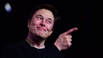 Le PDG de Tesla Elon Musk, le 14 mars 2019,&nbsp;à Hawthorne, en Californie. (FREDERIC J. BROWN / AFP)