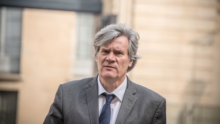 Stéphane Le Foll, ministre de l'Agriculture, à l'Elysée, à Paris, le 18 mars 2016. (YANN KORBI  /CITIZENSIDE / AFP)